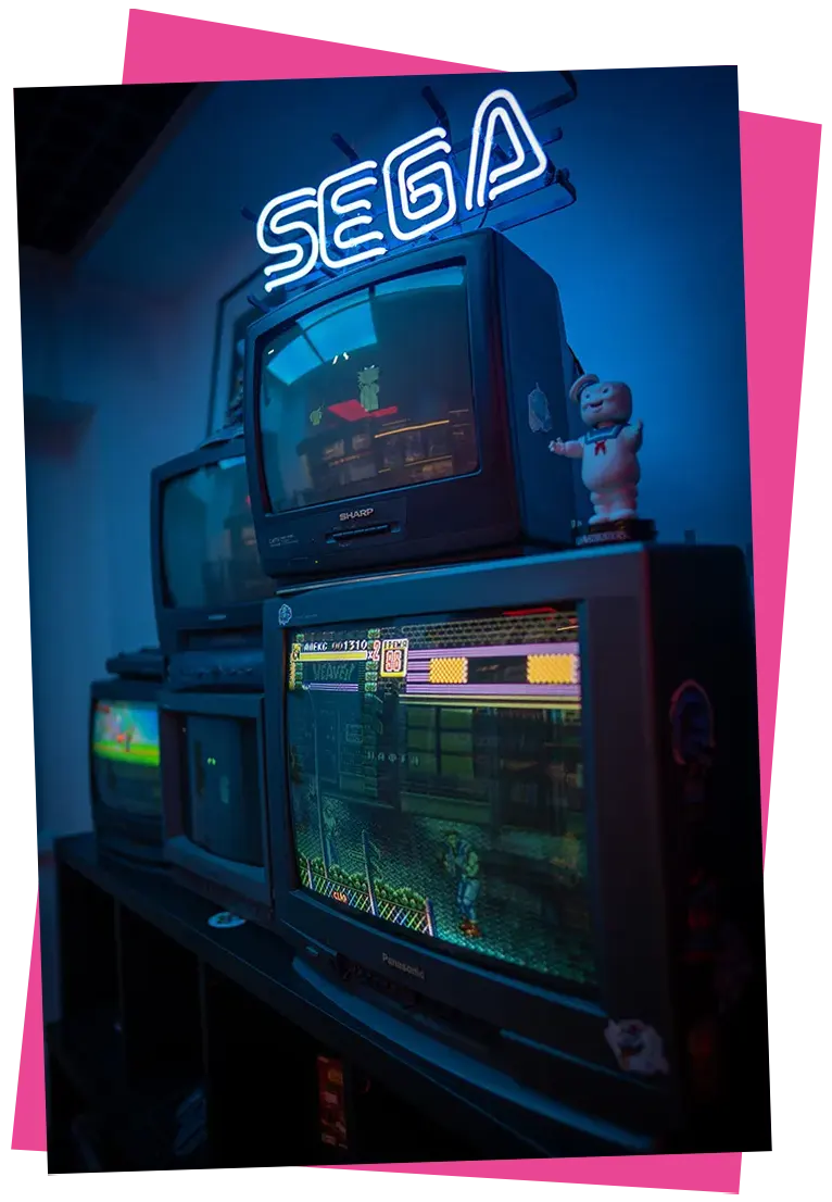 fotografía máquina arcade antigua