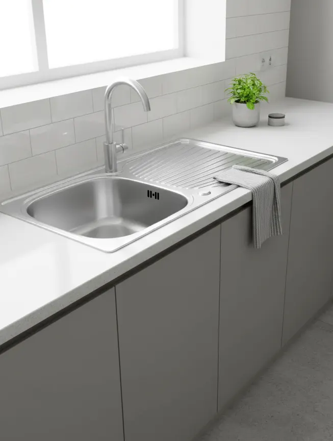 Fregadero modelo Belcanto86RC1 en una cocina 1