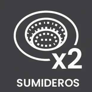 Icono de doble sumidero Incluido