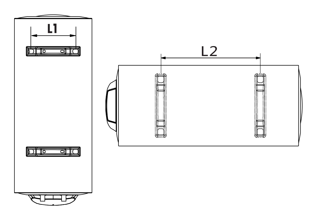 Esquema de instalación del termo