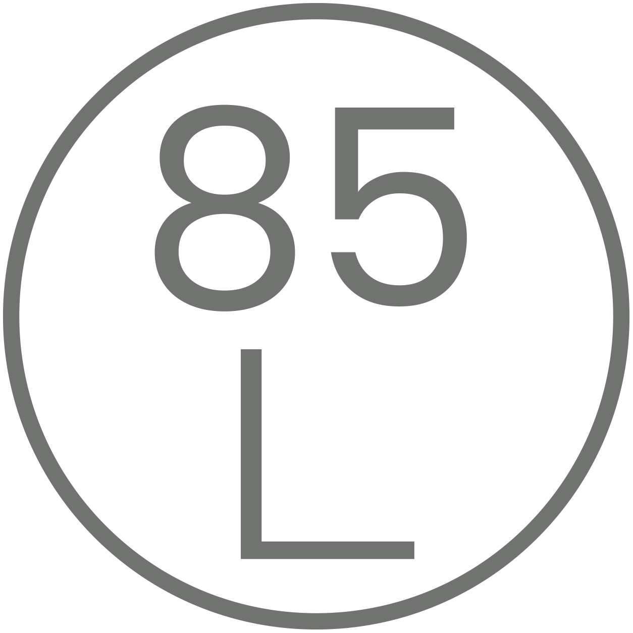 Icono 85 litros de capacidad