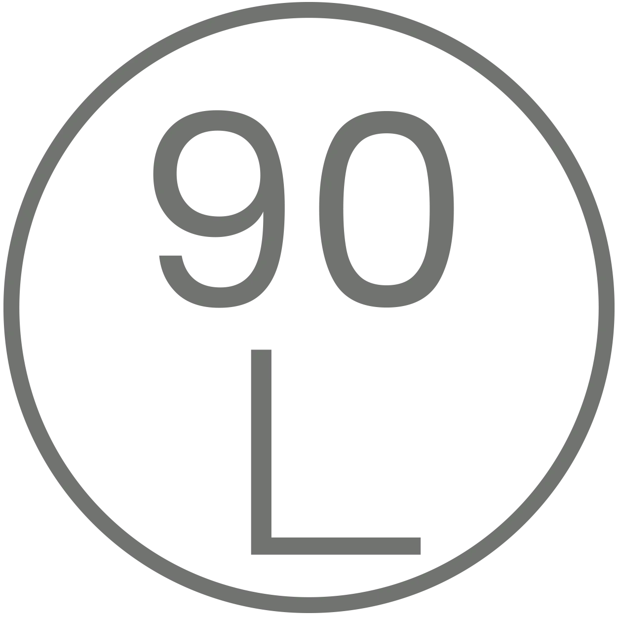 Icono 90 litros de capacidad