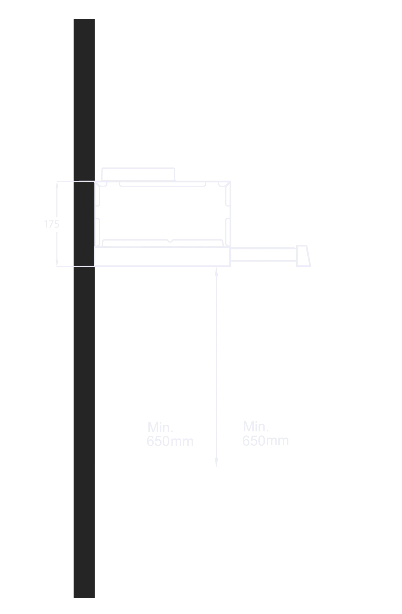 Esquema de instalación recomendada para mayor seguridad