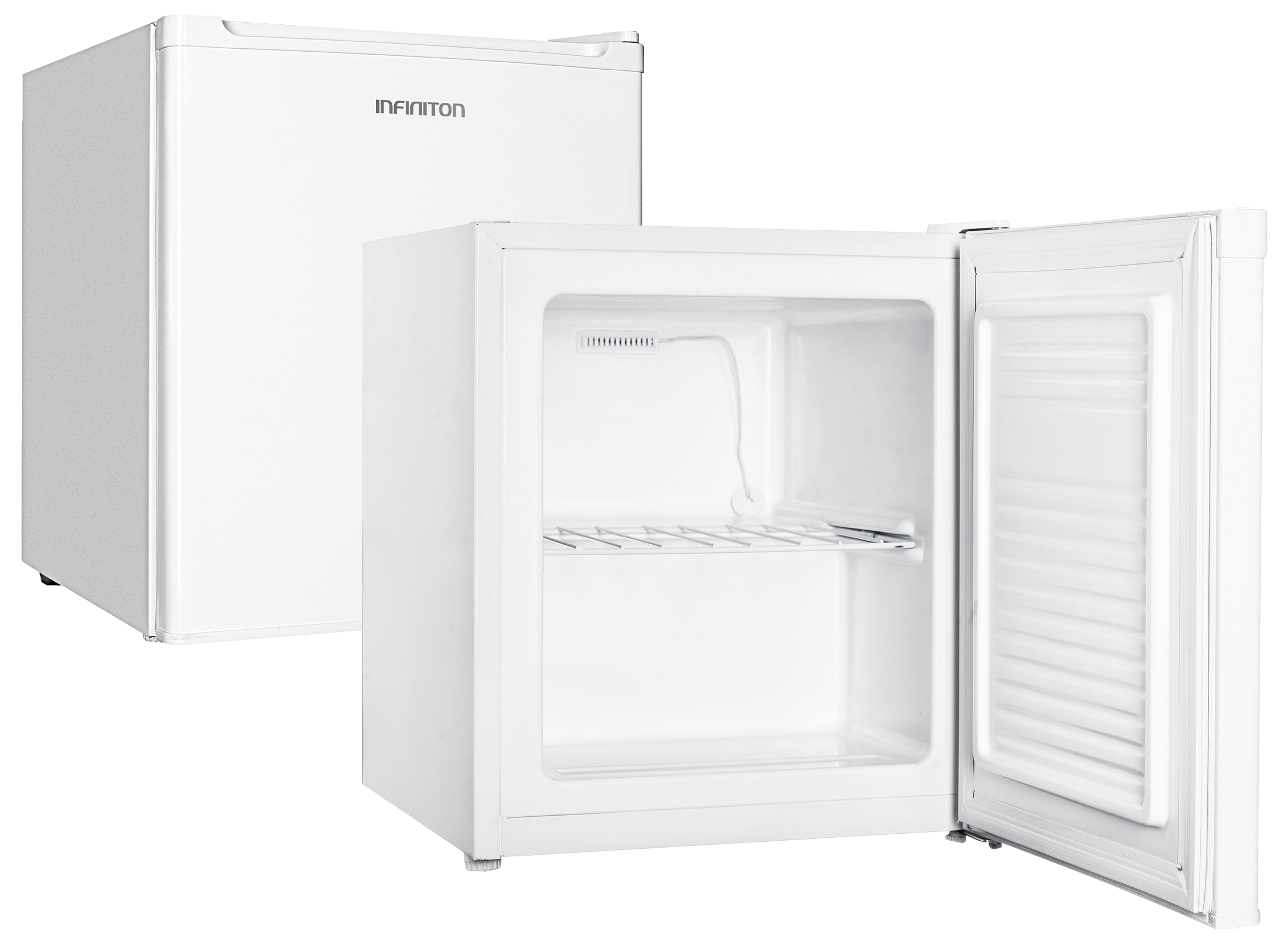 Congelador CV-33L5WDC cerrado y abierto