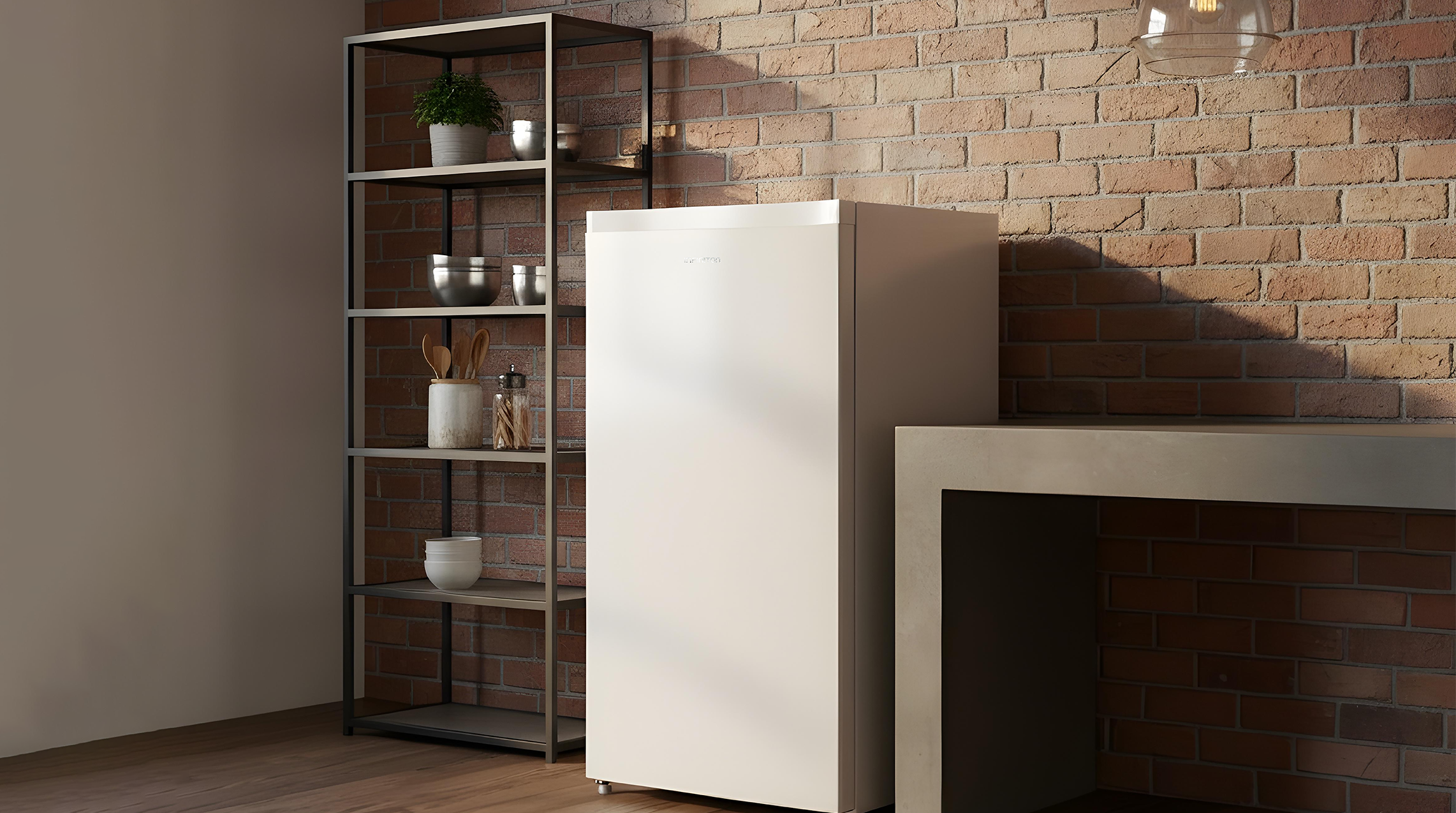 Congelador Infiniton en una despensa grande