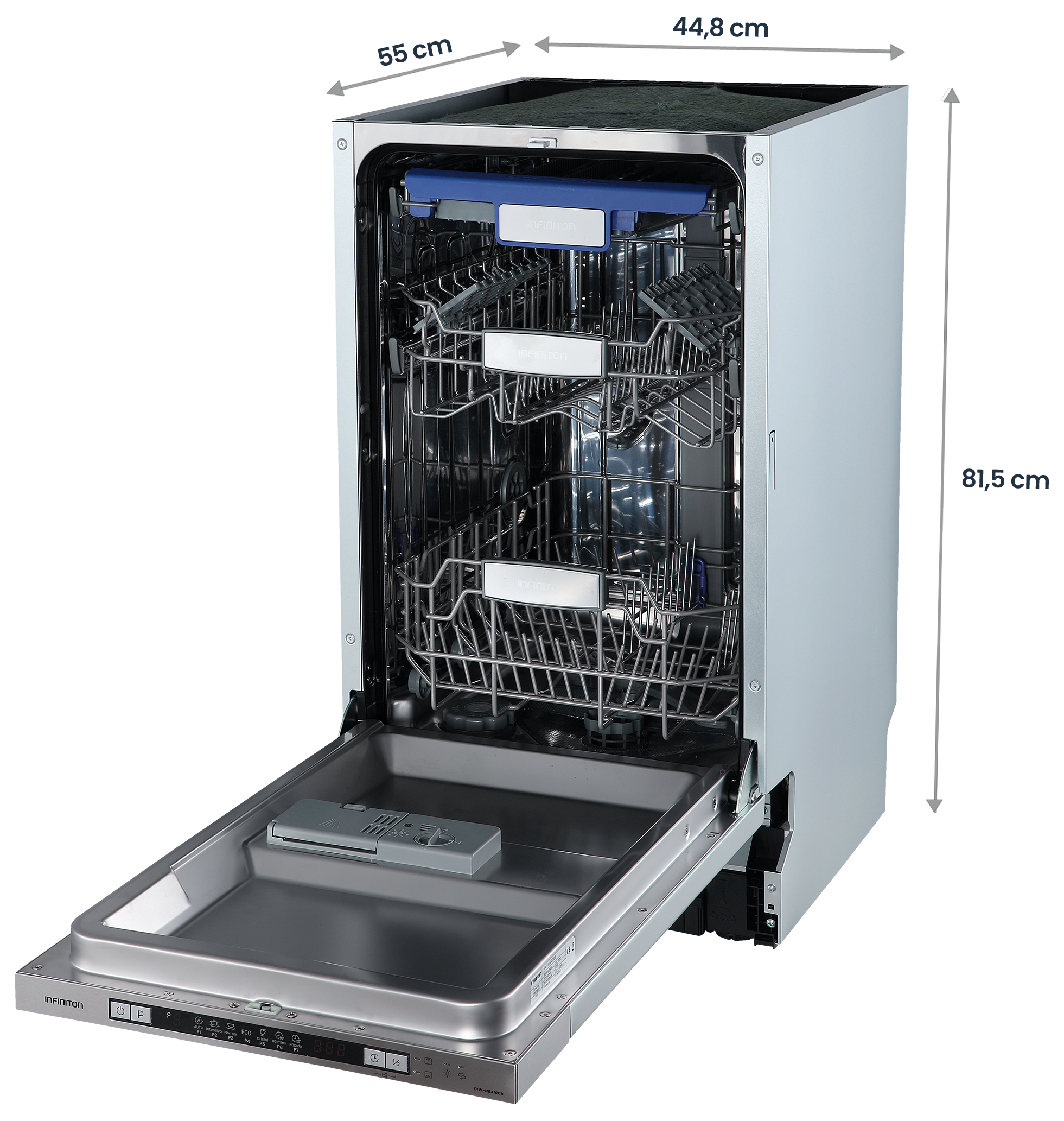 Medidas del lavavajillas DIW-NB410Cb