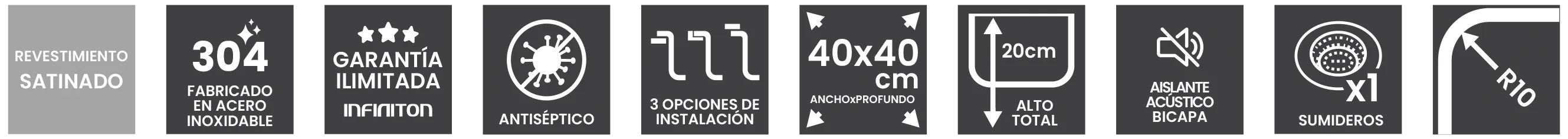 Iconos del modelo Disfrutar40.40