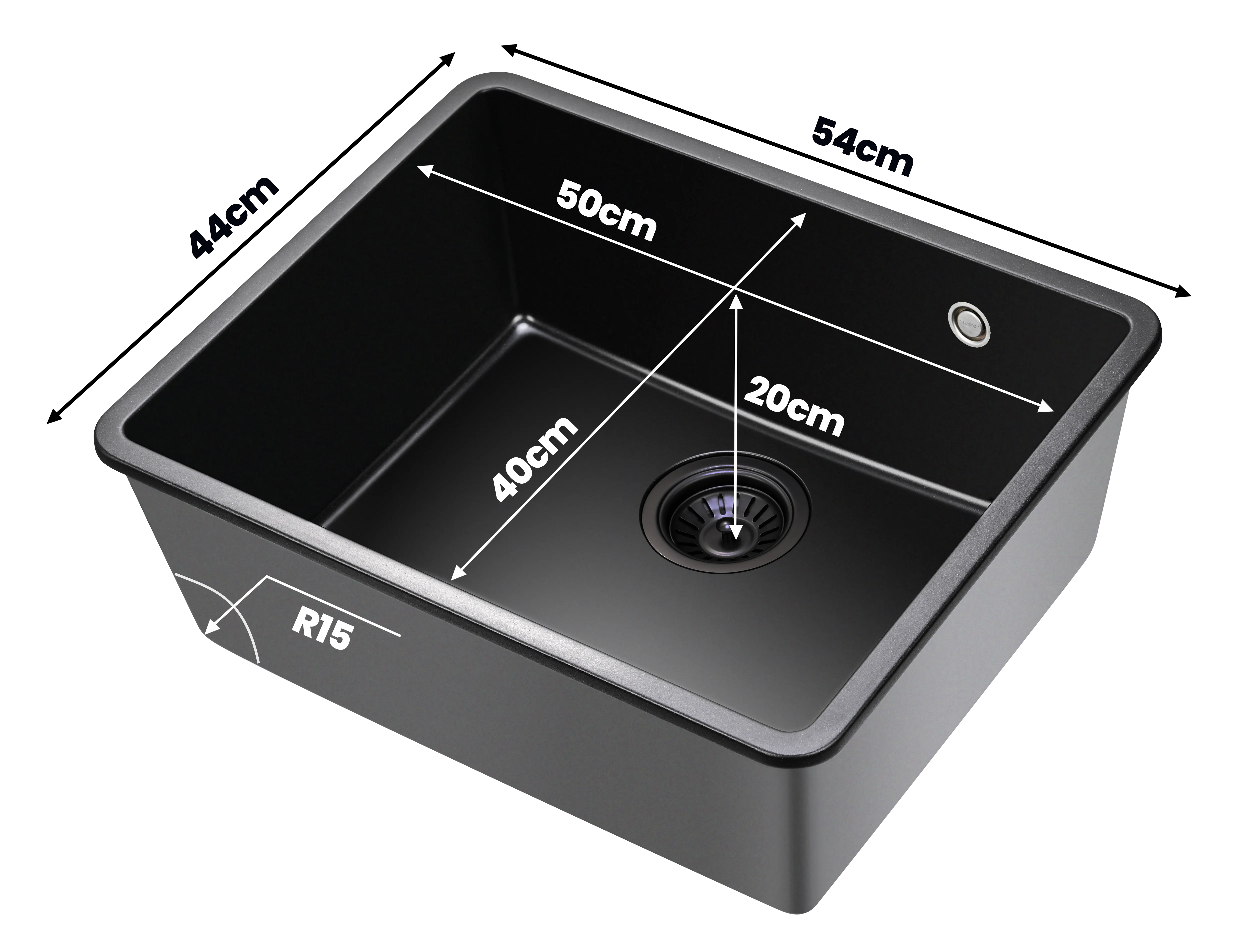 Fregadero Disfrutar50.40QZ con medidas