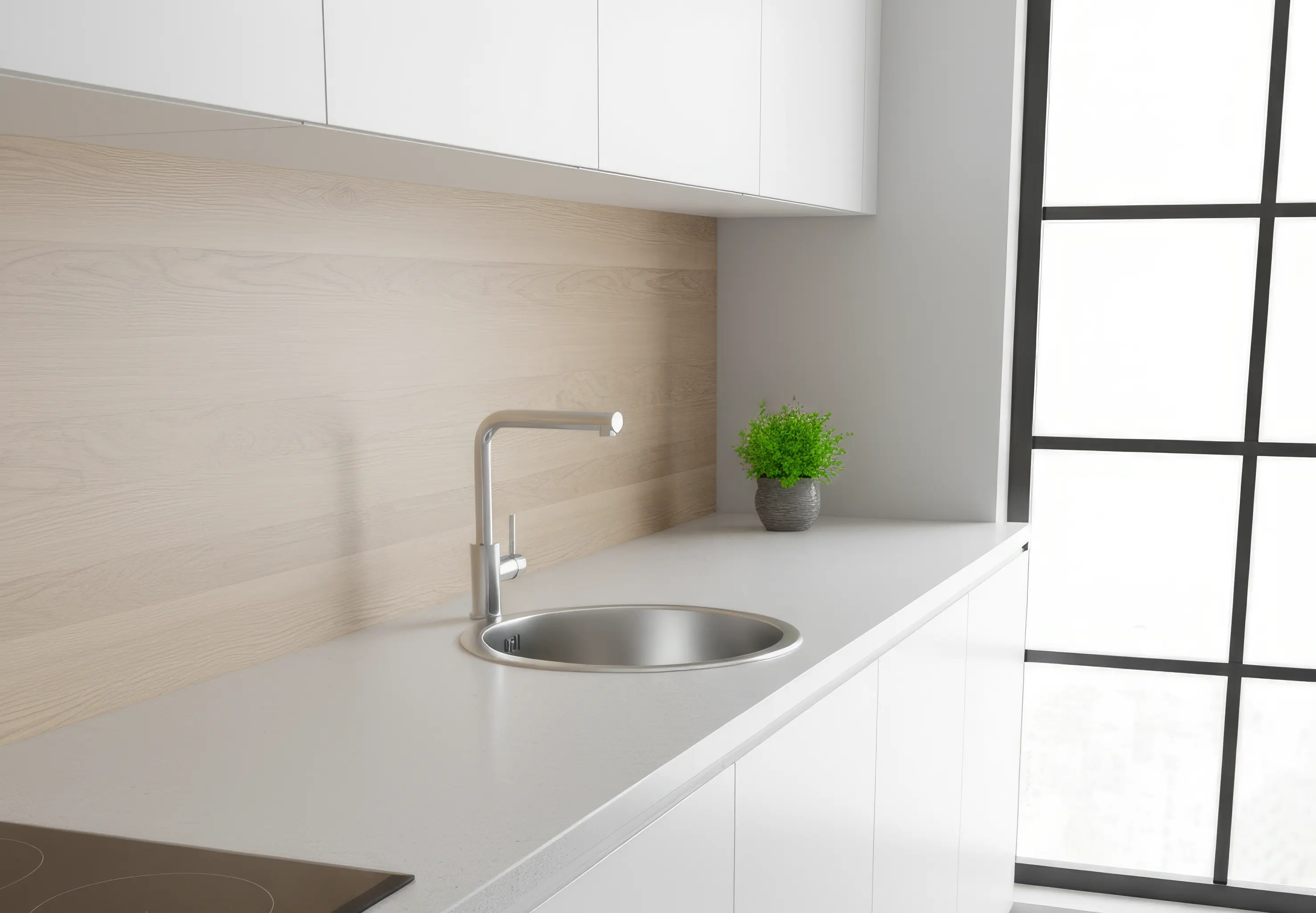 Fregadero modelo Etxebarri45.18 en una cocina 2