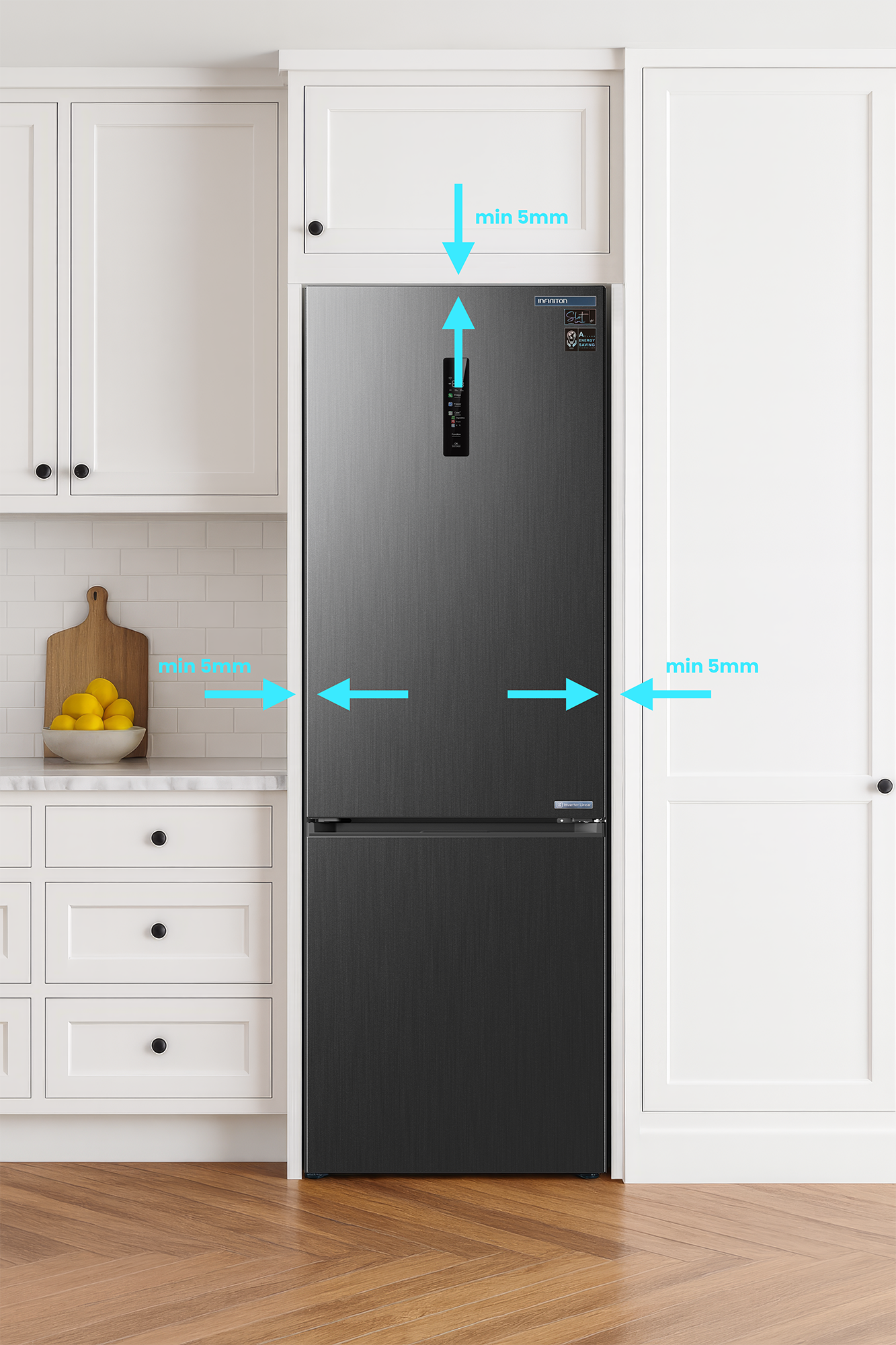 FGC-405C20DAN semi-integrado en la cocina