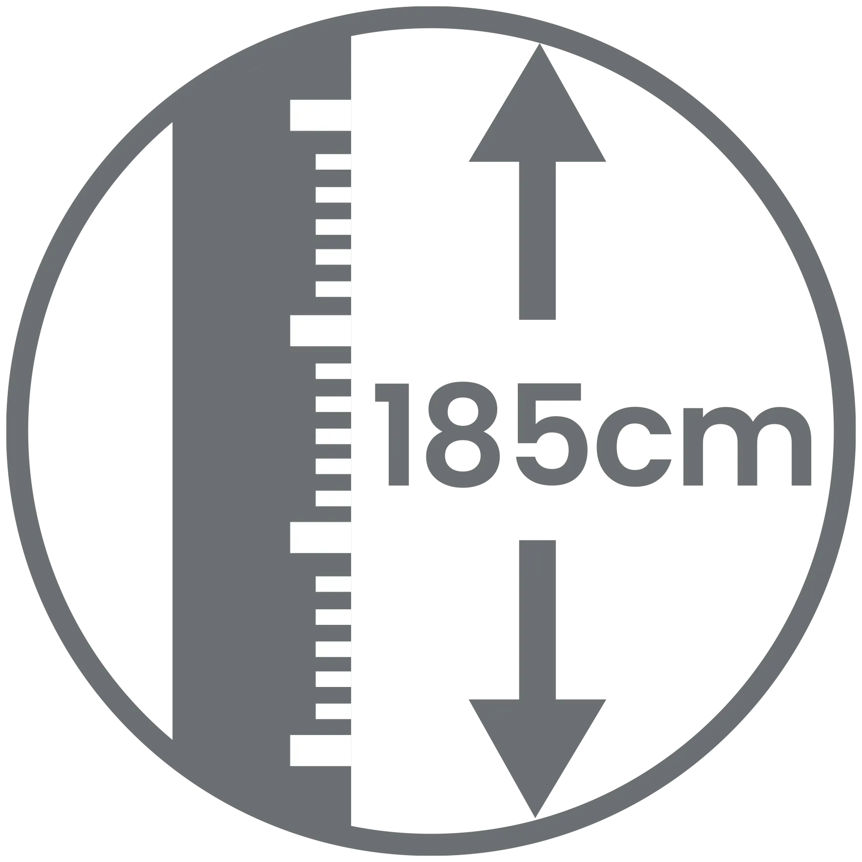 Icono de altura del frigorífico FGC-432WC85DEK