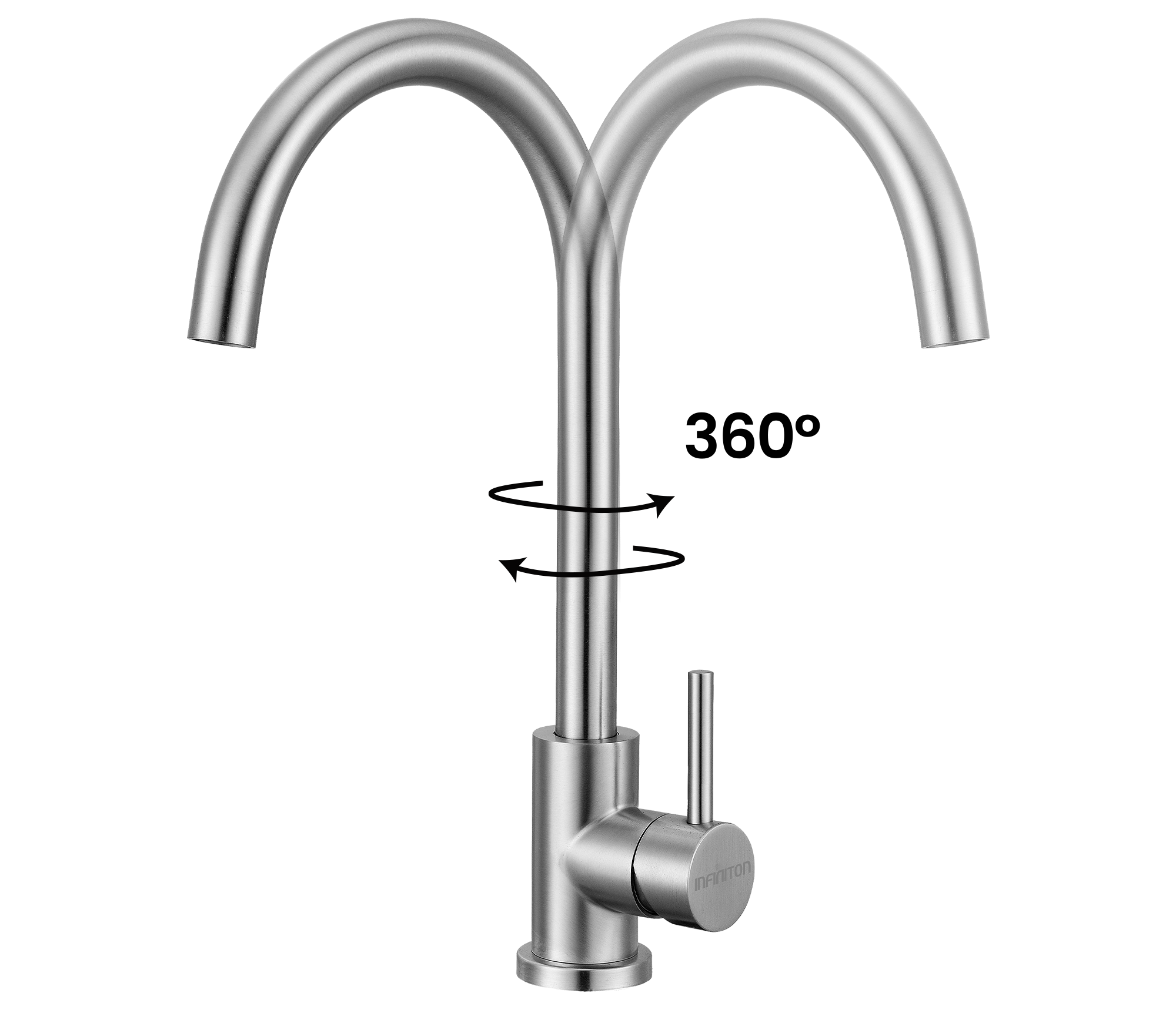 Caño de giro 360 grados para un uso cómodo