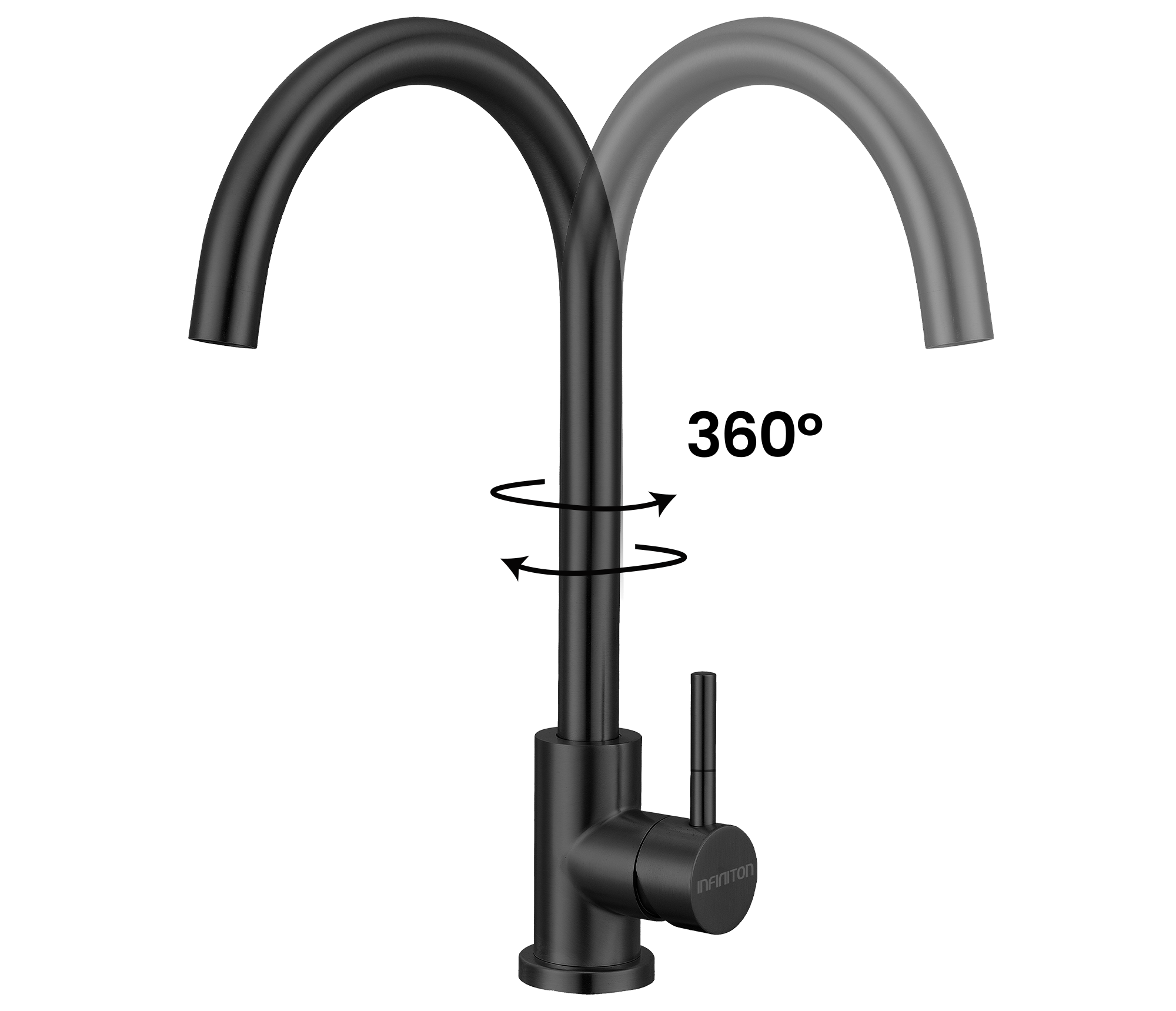 Caño de giro 360 grados para un uso cómodo