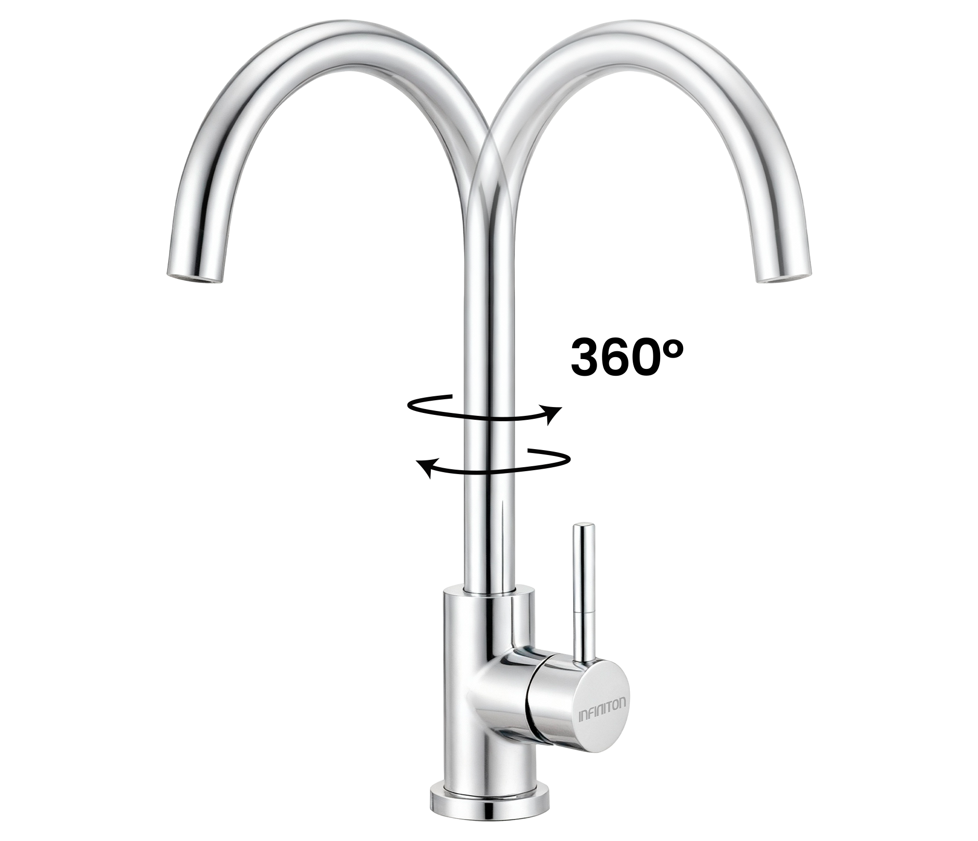 Caño de giro 360 grados para un uso cómodo