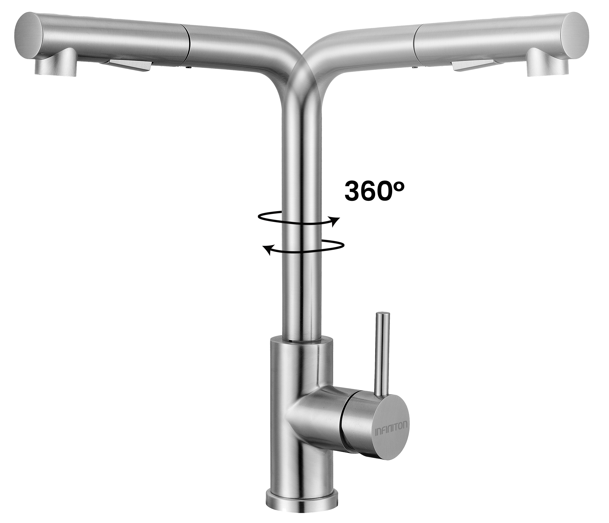 Caño de giro 360 grados para un uso cómodo Caño de giro 360 grados para un uso cómodo