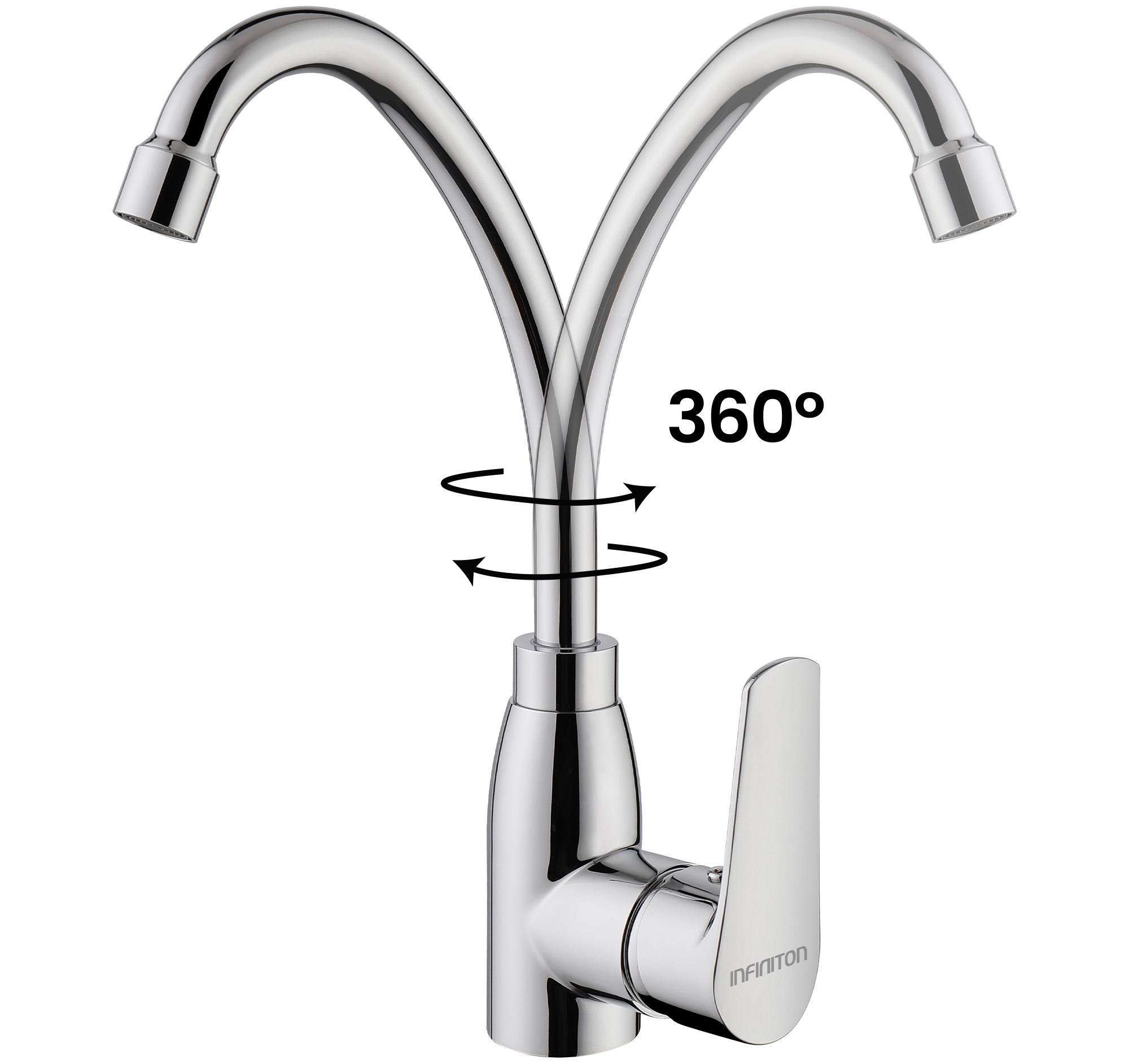 Caño de giro 360 grados para un uso cómodo