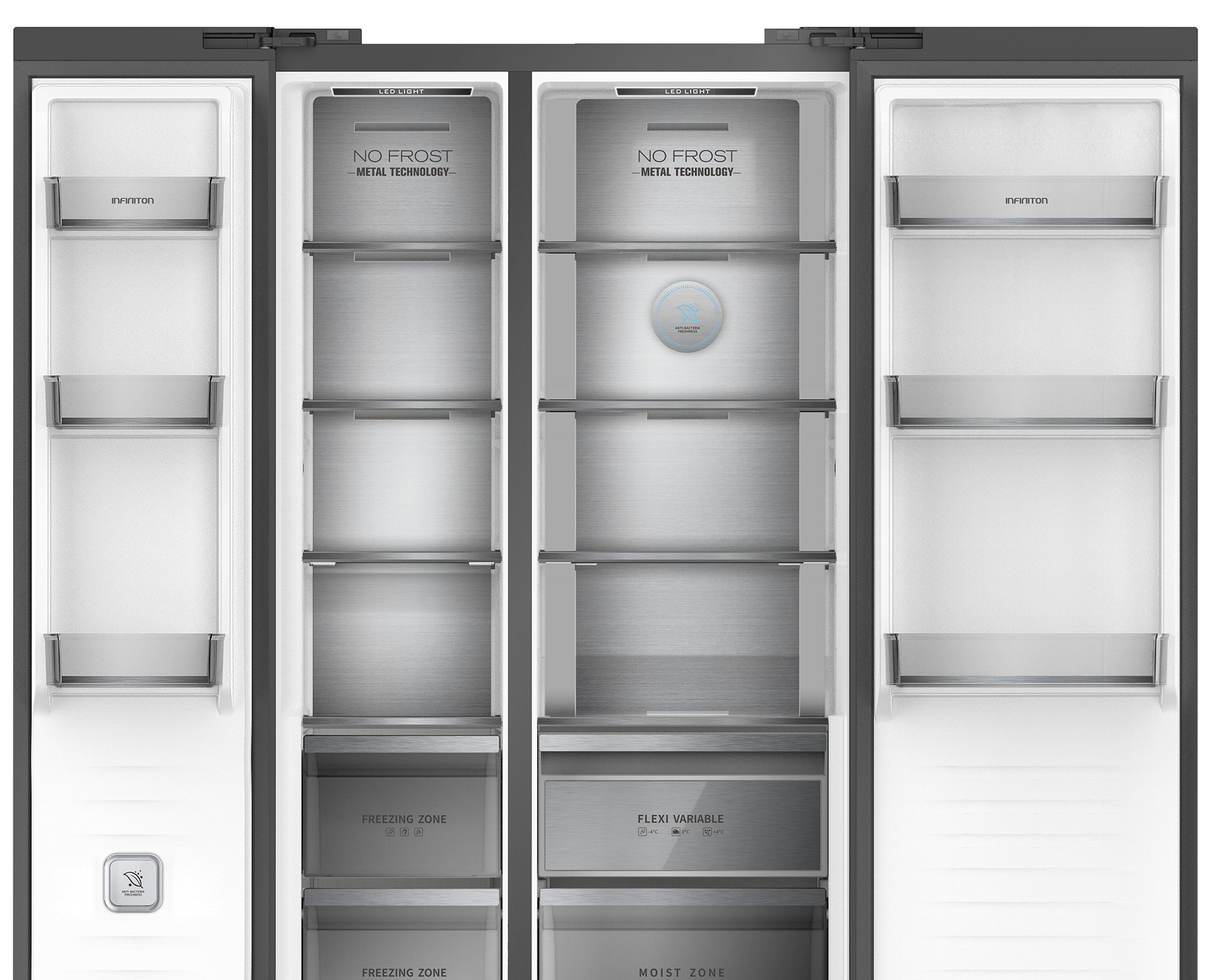 Modelo SBS-535A93XEB abierto