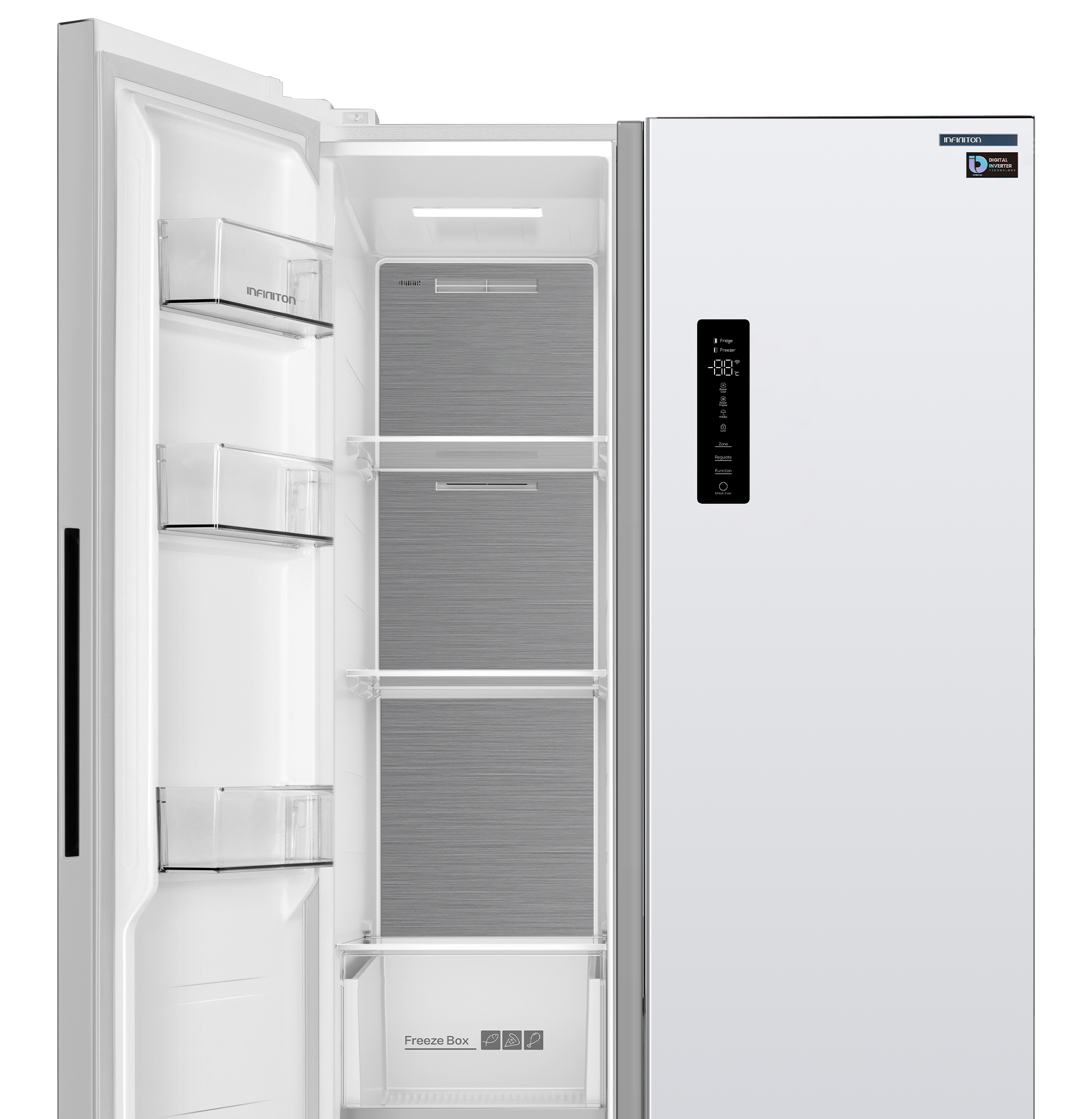 Modelo SBS-630A85BET abierto