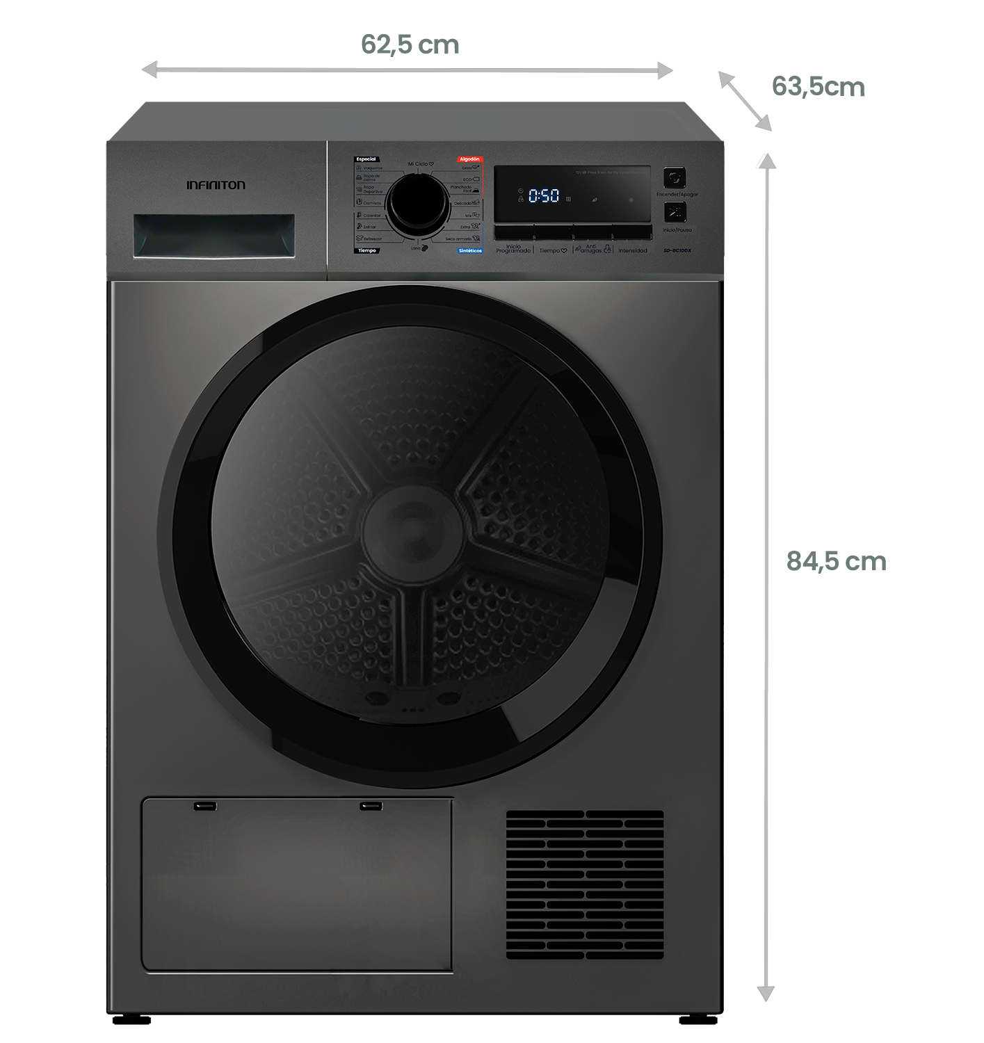 Medidas del modelo SD-BC1DDX