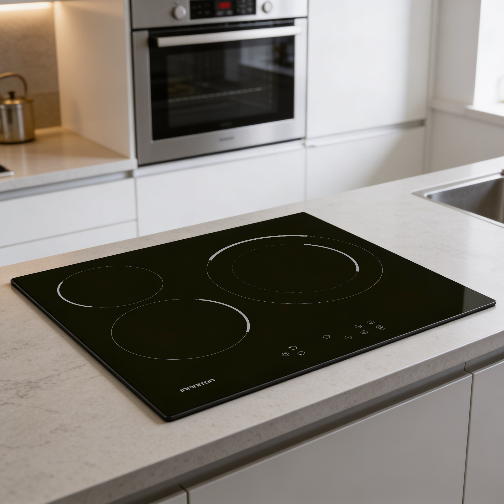 Placa VIT3P54F en una cocina moderna