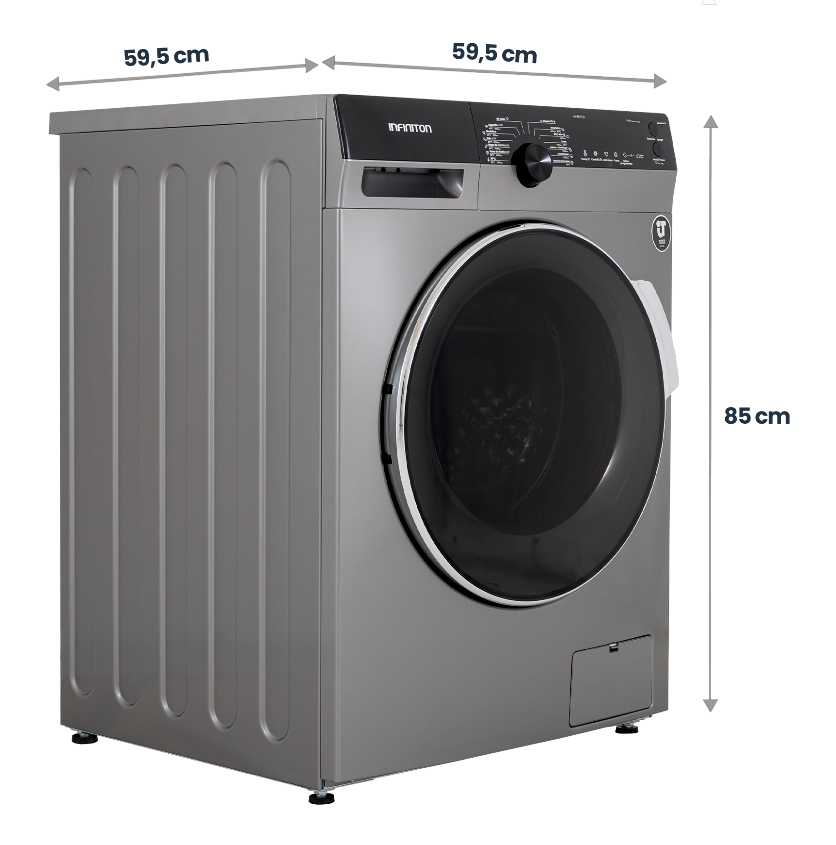 Fotografía medidas de la lavadora