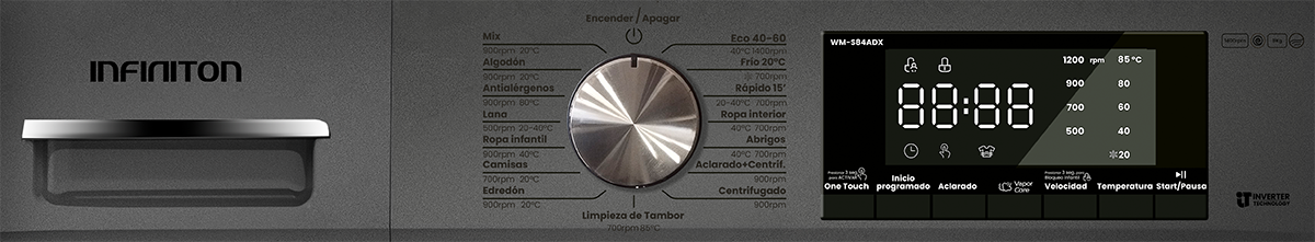 Display LED del modelo WM-S84ADX